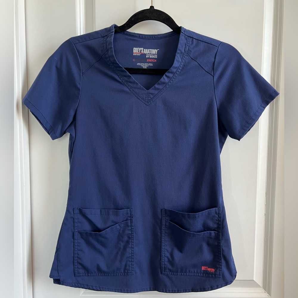 Grey's Anatomy scrub set. Navy (Indigo).